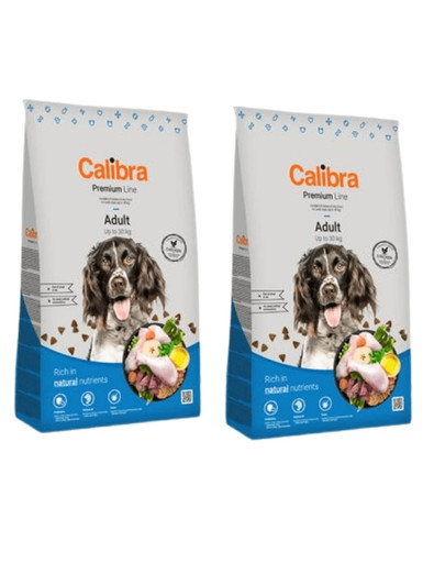 CALIBRA karma Dog Premium Line Adult 24 kg (2 x 12 kg)