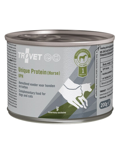 TROVET Unique Protein Horse UPH dla psa i kota konina 6x200 g