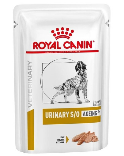 ROYAL CANIN Urinary S/O Ageing +7, 48x85g - Mokra karma dla psów powyżej 7 roku życia,