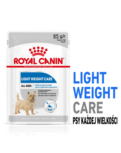 ROYAL CANIN Light Weight Care karma mokra - pasztet dla psów dorosłych z tendencją do nadwagi 48 x 85 g