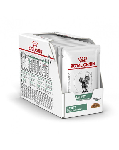 ROYAL CANIN Cat Satiety Feline 48 x 85 g karma mokra dla dorosłych kotów z nadwagą/otyłych