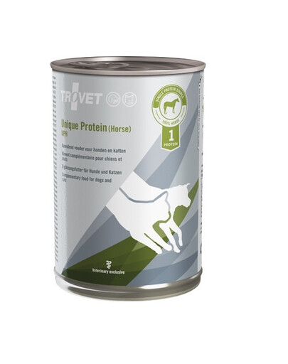 TROVET Unique Protein Horse UPH dla psa i kota konina 6x400 g