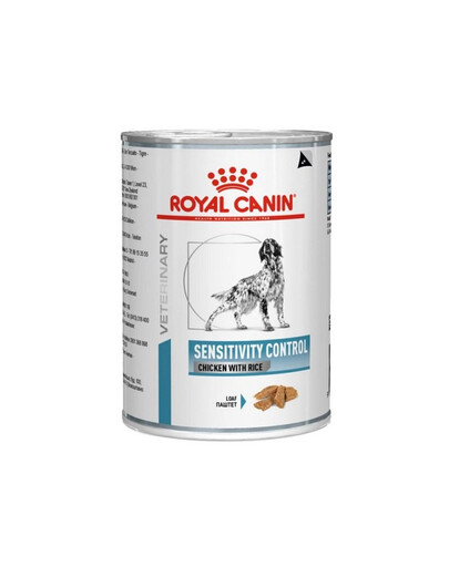 ROYAL CANIN VHN Dog Sensitivity Chicken kurczak - dietetyczna, mokra karma dla psów, 12 x410 g