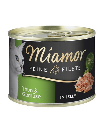 Feline Filets Tuńczyk z warzywami w galaretce 185 g