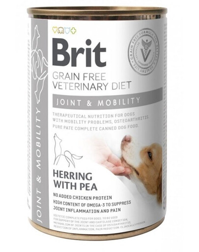 BRIT Veterinary karma Diet Dog Joint & Mobility karma na stawy dla psa 24x400 g