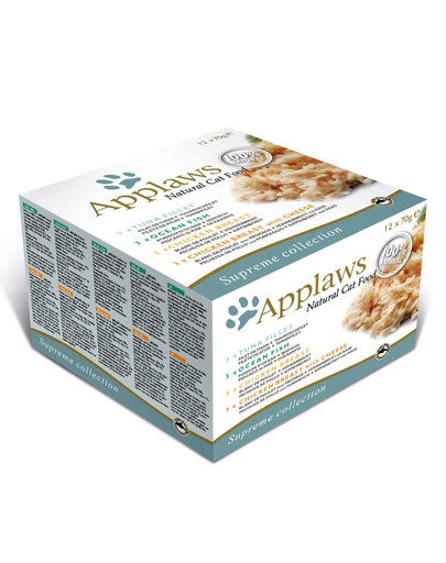 APPLAWS Supreme Colection Adult puszki dla dorosłych kotów 12 x 70 g