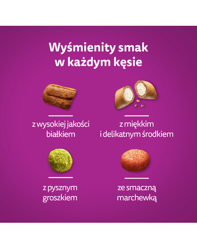 WHISKAS Adult 6x300g sucha karma dla dorosłych kotów z pysznym tuńczykiem