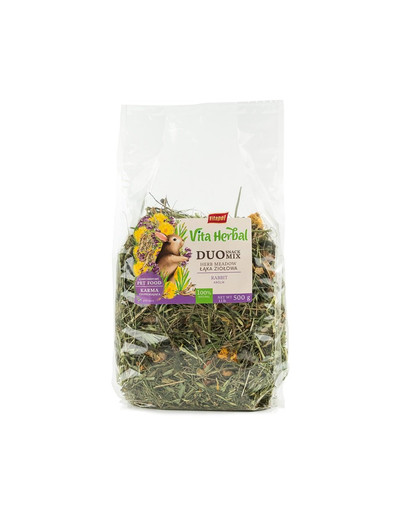 Vita Herbal Duo Snack łąka ziołowa dla królika 500 g