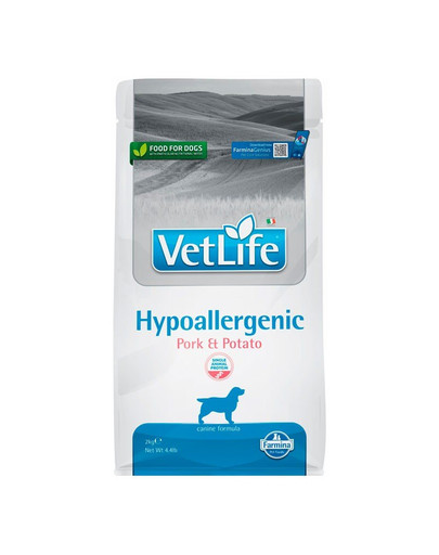 FARMINA VetLife Hypoallergenic Adult Pork 2kg- sucha  karma dietetyczna dla kotów