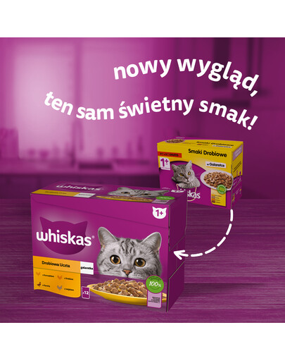 WHISKAS Junior saszetka 28x85g mokra karma dla kociąt z kurczakiem w galaretce