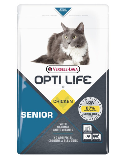 Opti Life Cat Senior Chicken 1 kg dla kotów seniorów