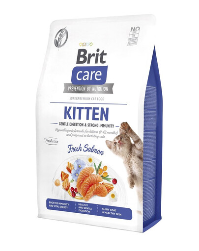 BRIT CARE Grain-Free Kitten Immunity 7 kg smak łosoś