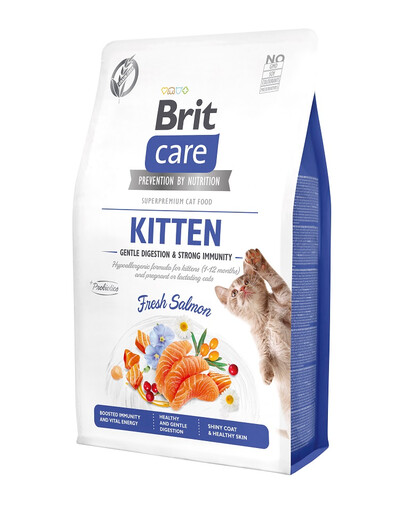 BRIT CARE Grain-Free Kitten Immunity hypoalergiczna karma mokra dla kociąt 2 kg