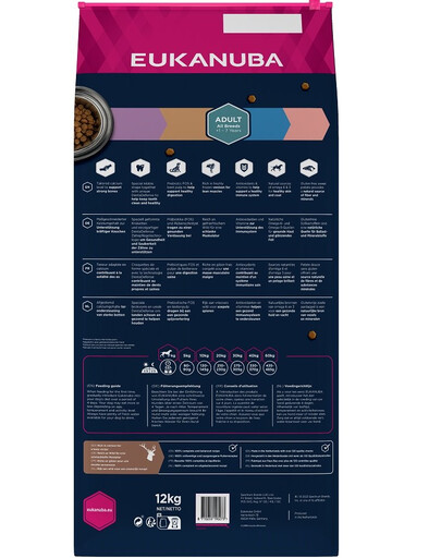 EUKANUBA Grain Free S-XL Adult Game 12 kg - sucha karma dla psów z dziczyzną