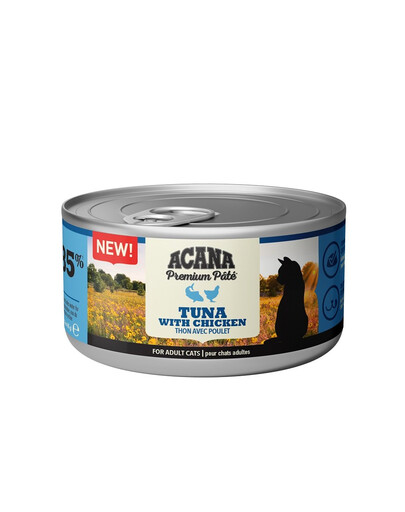 ACANA Premium Pate Tuna & Chicken puszki 24 x 85 g - pasztet z tuńczykiem i kurczakiem dla kotów