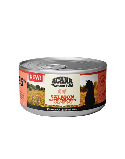 ACANA Premium Pate Salmon & Chicken puszki 24 x 85 g - pasztet z łososiem i kurczakiem dla kotów