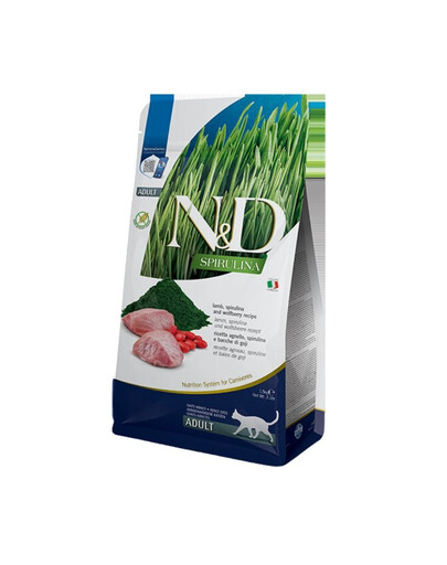 N&D Spirulina Cat Adult Lamb & Wolfberry 1,5 kg