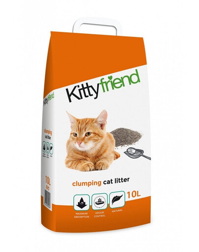 SANICAT Kittyfriend Clumping 10L żwirek dla kota bentonitowy