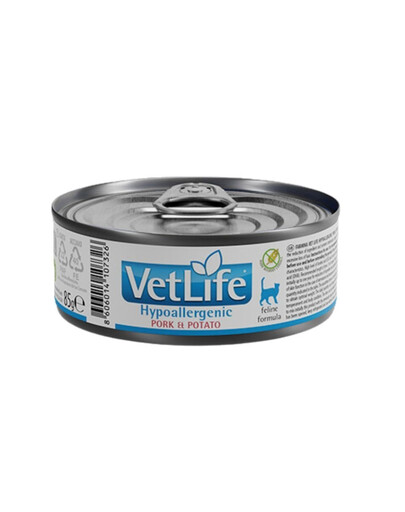 Vet Life Hypoallergenic Pork&Potato 85g