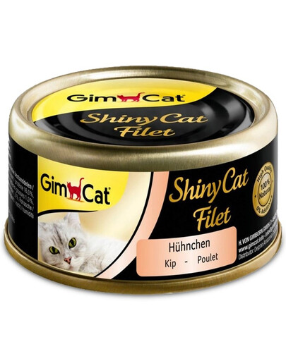 GIMCAT Shiny Cat Filet Chicken in Bulion kurczak w bulionie 70 g