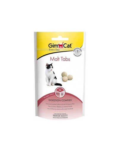 GIMCAT Every Day Tabs Malt odkłaczający przysmak 40 g