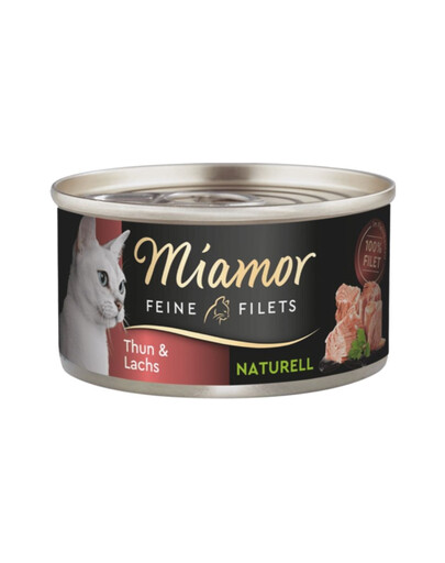 Feine Filets Naturell Tuna&Salmon 80g tuńczyk i łosoś w sosie własnym