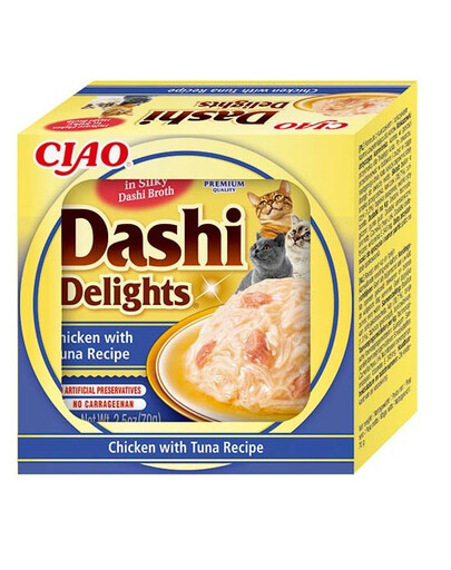 Cat Dashi Delights Kurczak i tuńczyk 70 g