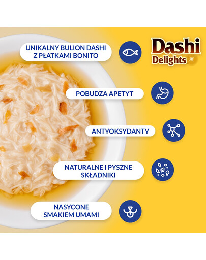 Cat Dashi Delights Kurczak i przegrzebki 70 g