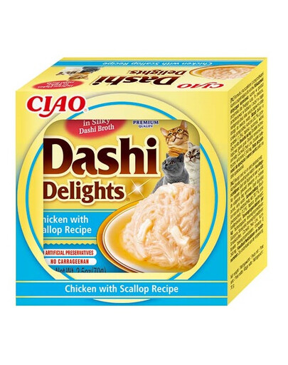 Cat Dashi Delights Kurczak i przegrzebki 70 g