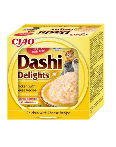 Cat Dashi Delights Kurczak i ser 70 g