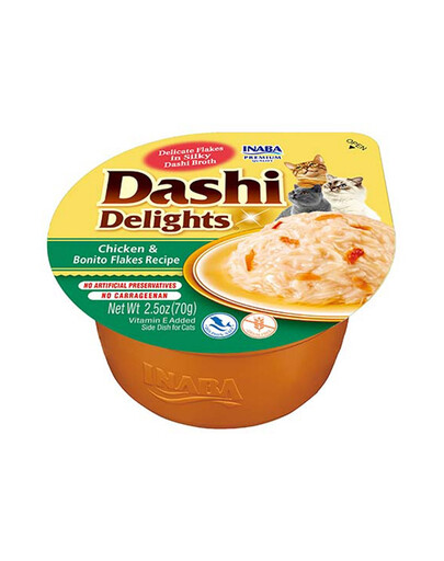 Cat Dashi Delights Kurczak i tuńczyk bonito 70 g