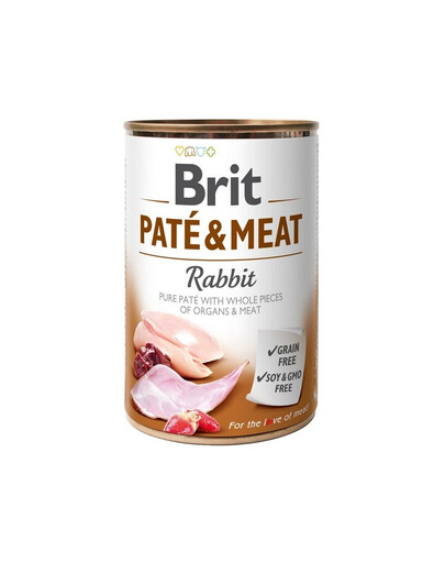 Pate&Meat rabbit 400 g pasztet z królikiem dla psa