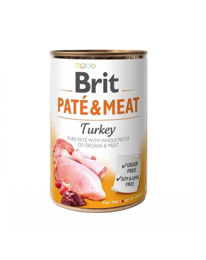 Pate&Meat turkey 400 g pasztet z indykiem dla psa