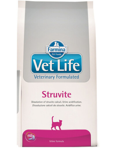 Farmina Vet Life STRUVITE Cat 400g - sucha karma dla kotów z chorobami dróg moczowych 400g