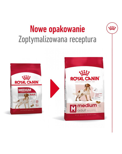 ROYAL CANIN Medium Adult 4kg karma sucha dla psów dorosłych, ras średnich