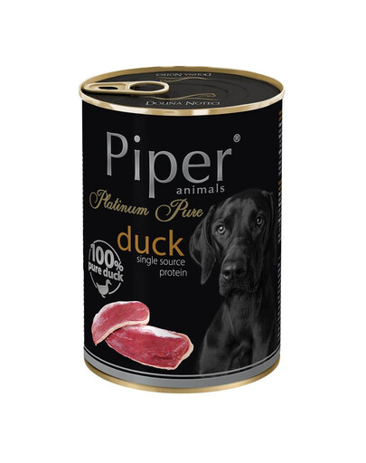 PIPER Platinum Pure z kaczką 400g mokra karma dla psów z alergią