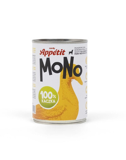 APPETIT MONO Monoproteinowa karma z kaczką 400 g