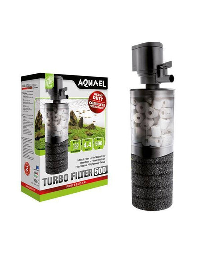 Filtr Aquael Turbo 500 (N) - filtr wewnętrzny do akwarium