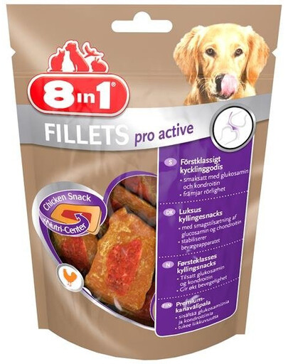 Przysmak 8in1 Fillets pro active S 80g