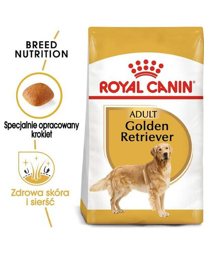 Royal Canin Adult Golden Retriever 12kg - karma dla psów rasy Golden Retriever powyżej 15-tego miesiąca życia 12kg