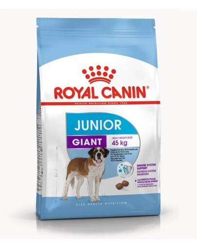Royal Canin Giant Junior 15kg - karma dla młodych psów ras olbrzymich od 8 do 18/24 msc życia, 15kg