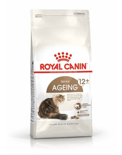 Royal Canin Senior Ageing 12+ 2 kg- sucha karma dla starszych kotów powyżej 12 roku życia 2kg