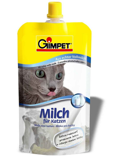 GIMPET Cat milk 200 ml -  mleko dla kota w saszetce