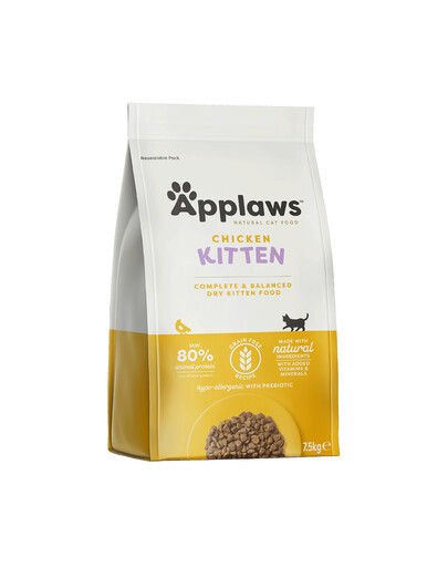 Applaws Complete Kitten Food Kitten Chicken 7.5 kg - sucha karma dla kociąt z kurczakiem