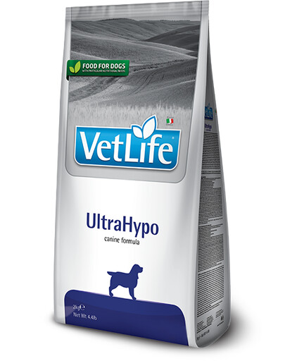 Farmina Vet Life ULTRAHYPO Dog 2kg- dla psów cierpiących na alergie pokarmowe 2kg