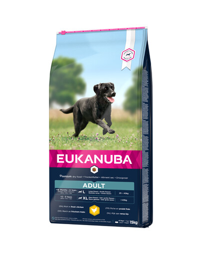 Eukanuba Adult Large Breed Chicken 15 kg - sucha karma dla psa 15kg