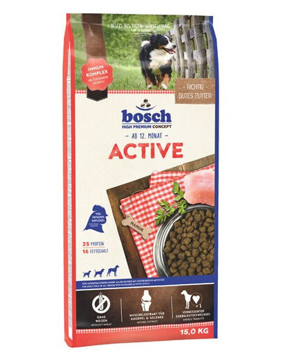 Bosch Active 15 kg - sucha karma dla psów aktywnych 15kg