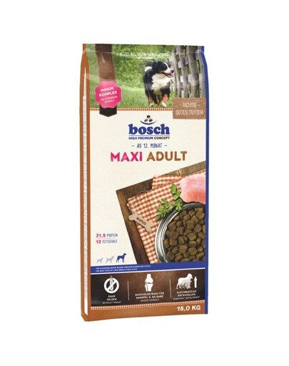 Bosch Adult Maxi 15 kg - sucha karma dla dorosłych psów ras dużych 15kg