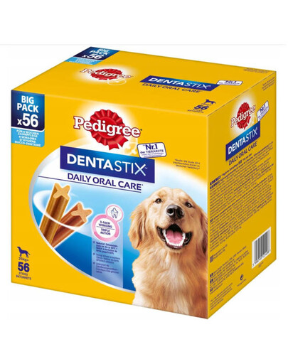 PEDIGREE DentaStix (duże rasy) przysmak dentystyczny dla psów 56 szt.!