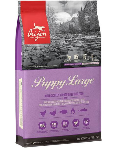 Orijen Puppy Large 11.4 kg - sucha karma dla szczeniąt ras dużych 11.4kg